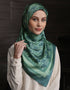 CARYS SQUARE SCARF (SPRING GREEN)